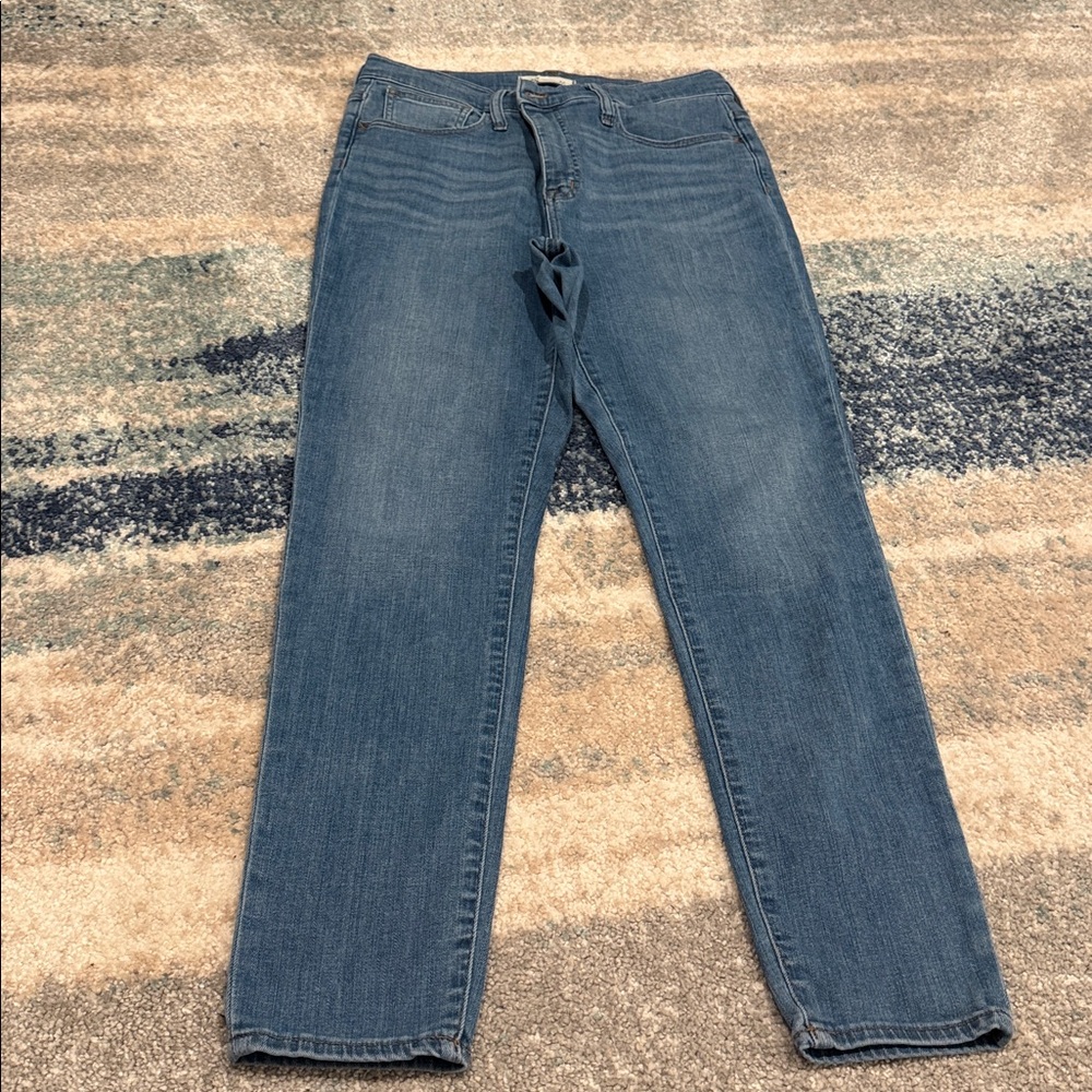 Madewell Light Blue Denim Jeans high waisted tall